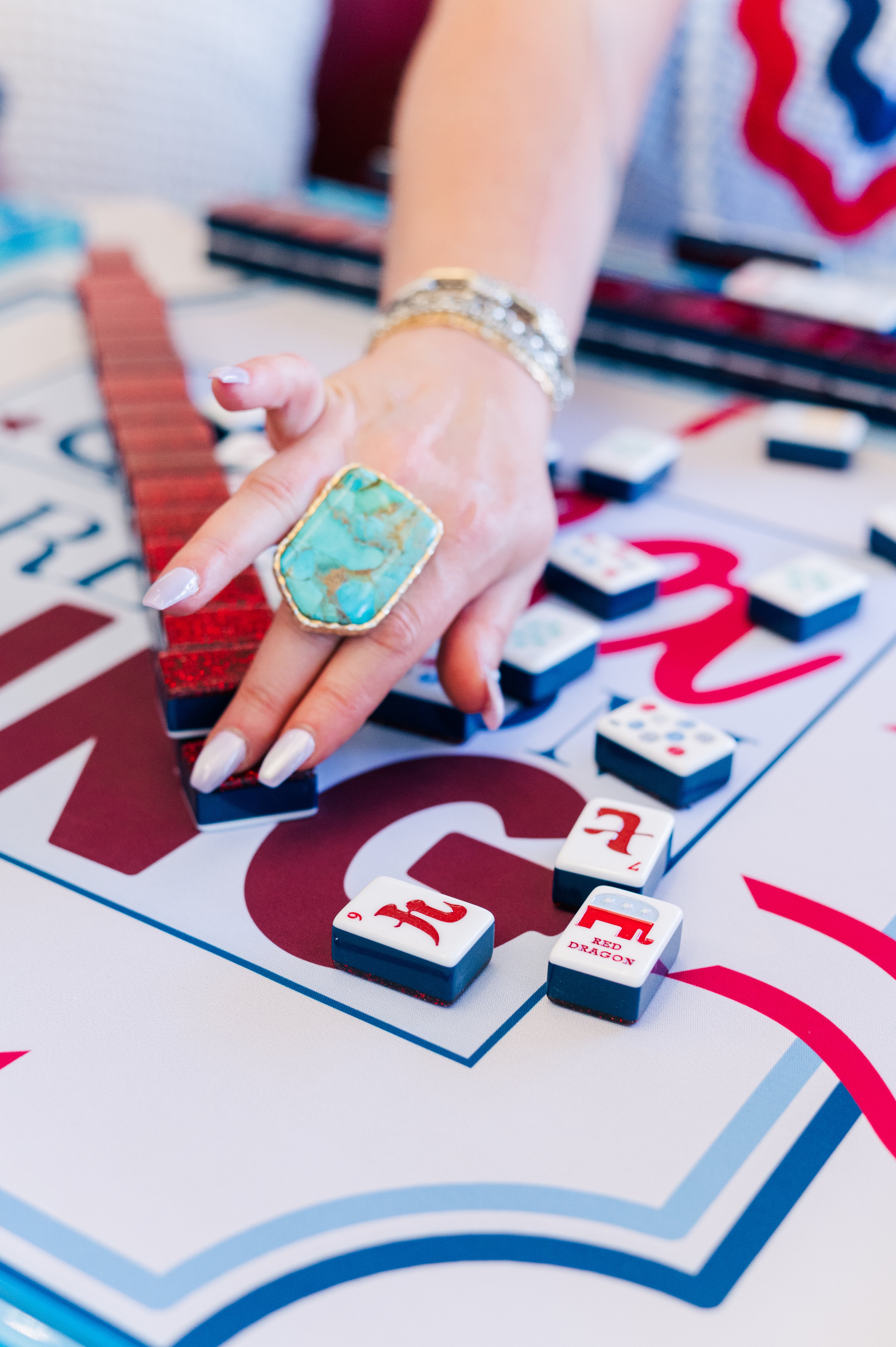 Shield Ring - Turquoise