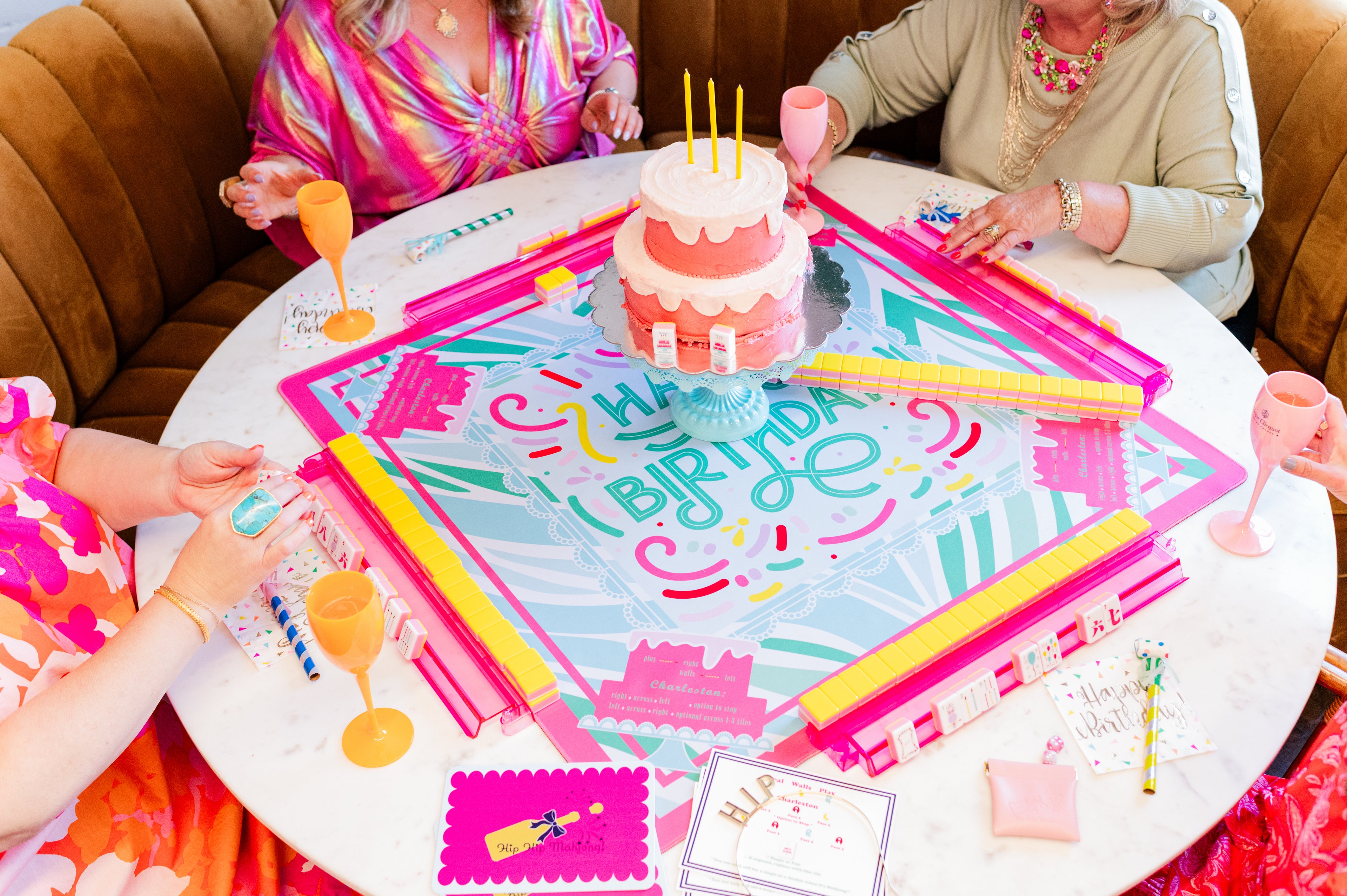 Birthday Mahjong Mat