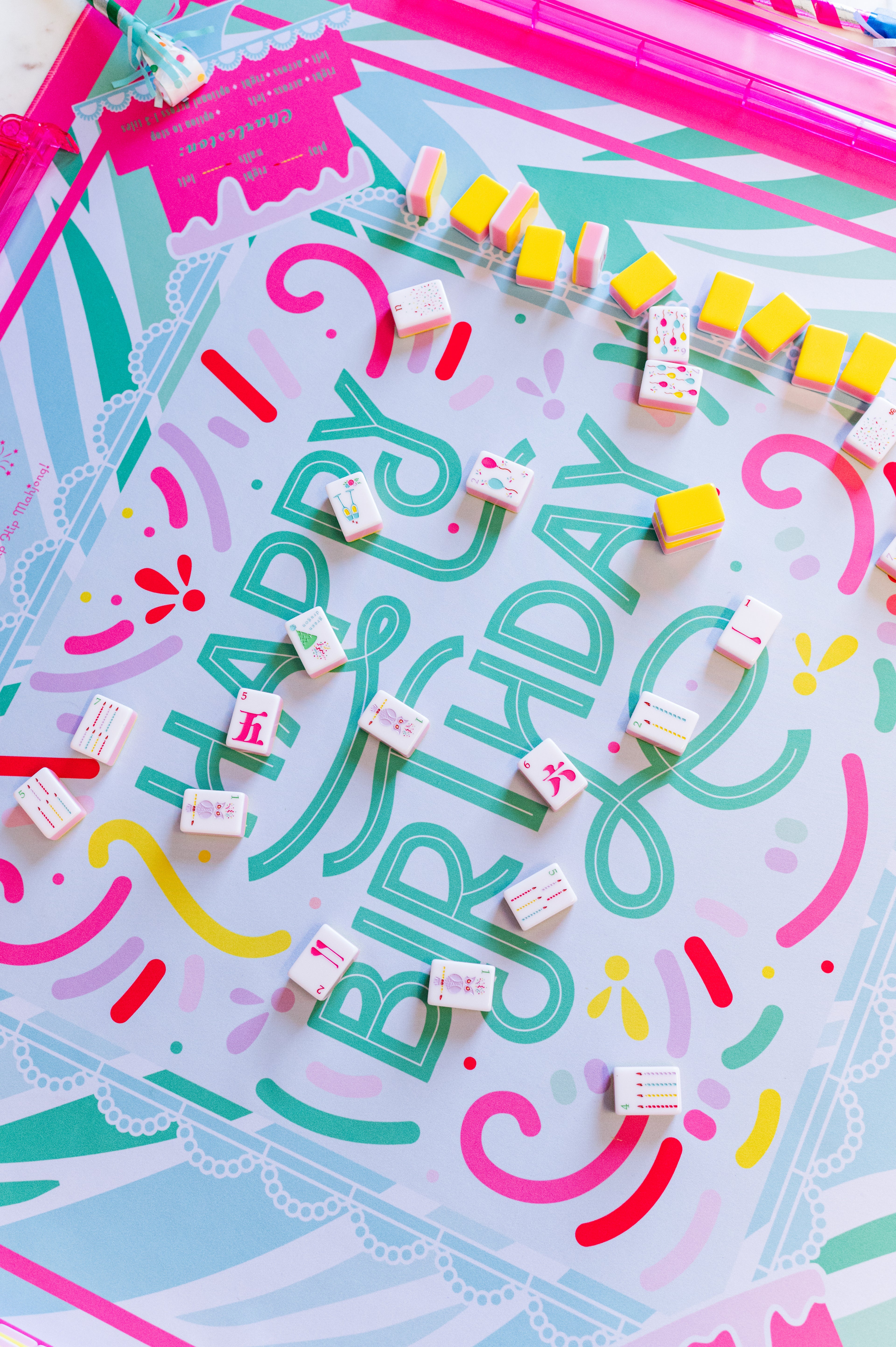 Birthday Mahjong Mat