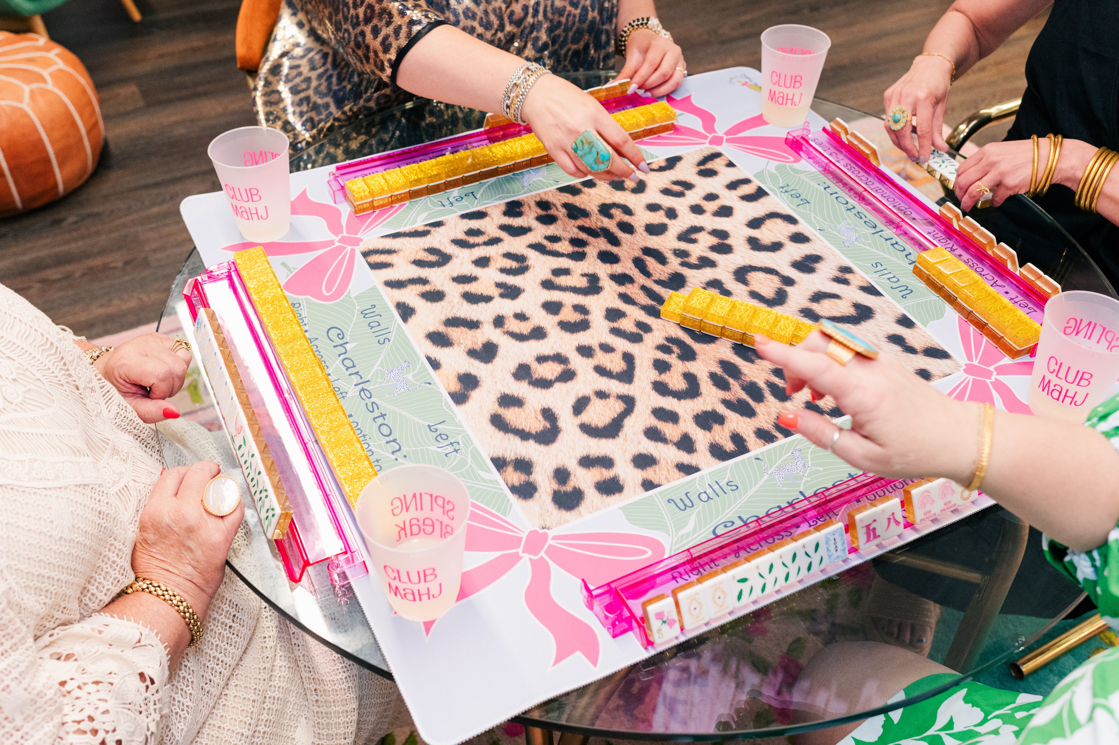 Hiphipmahjong The house set mahjong mat 3