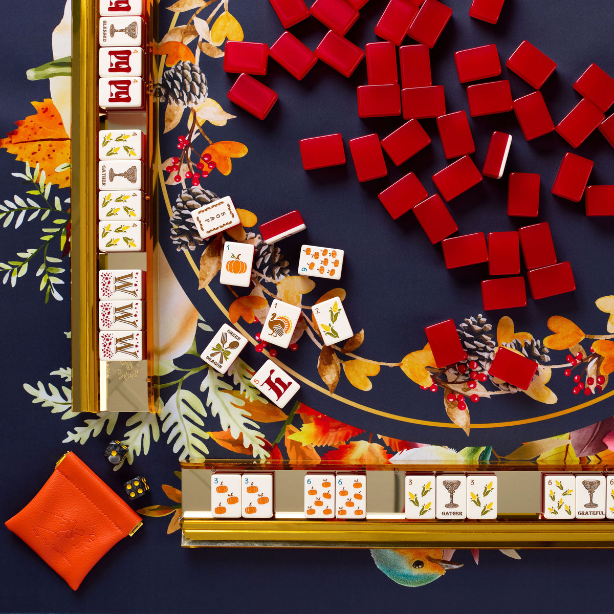 So Bam Grateful Mahjong Tiles
