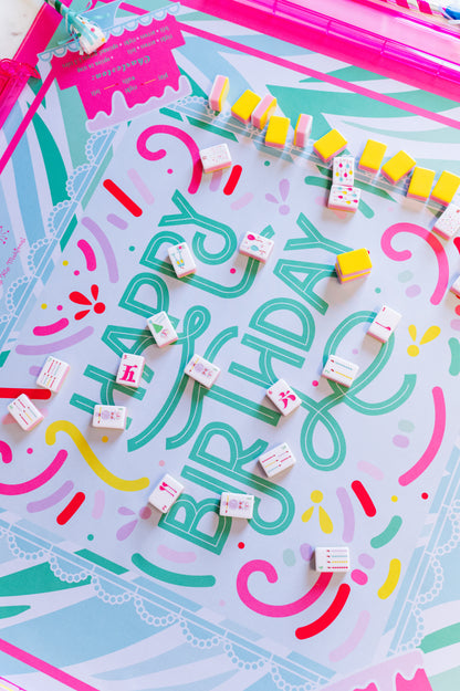 Birthday Mahjong Mat