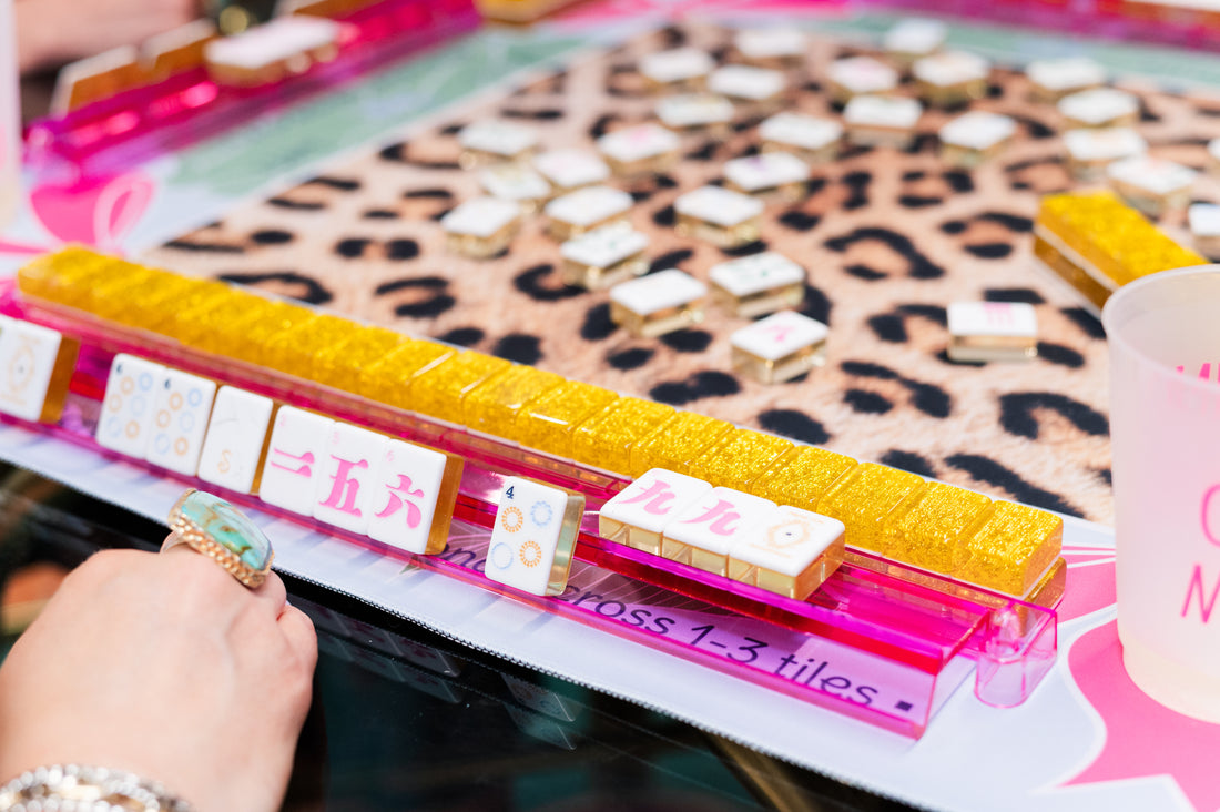 Hiphipmahjong The House set mahjong tiles and mat 4