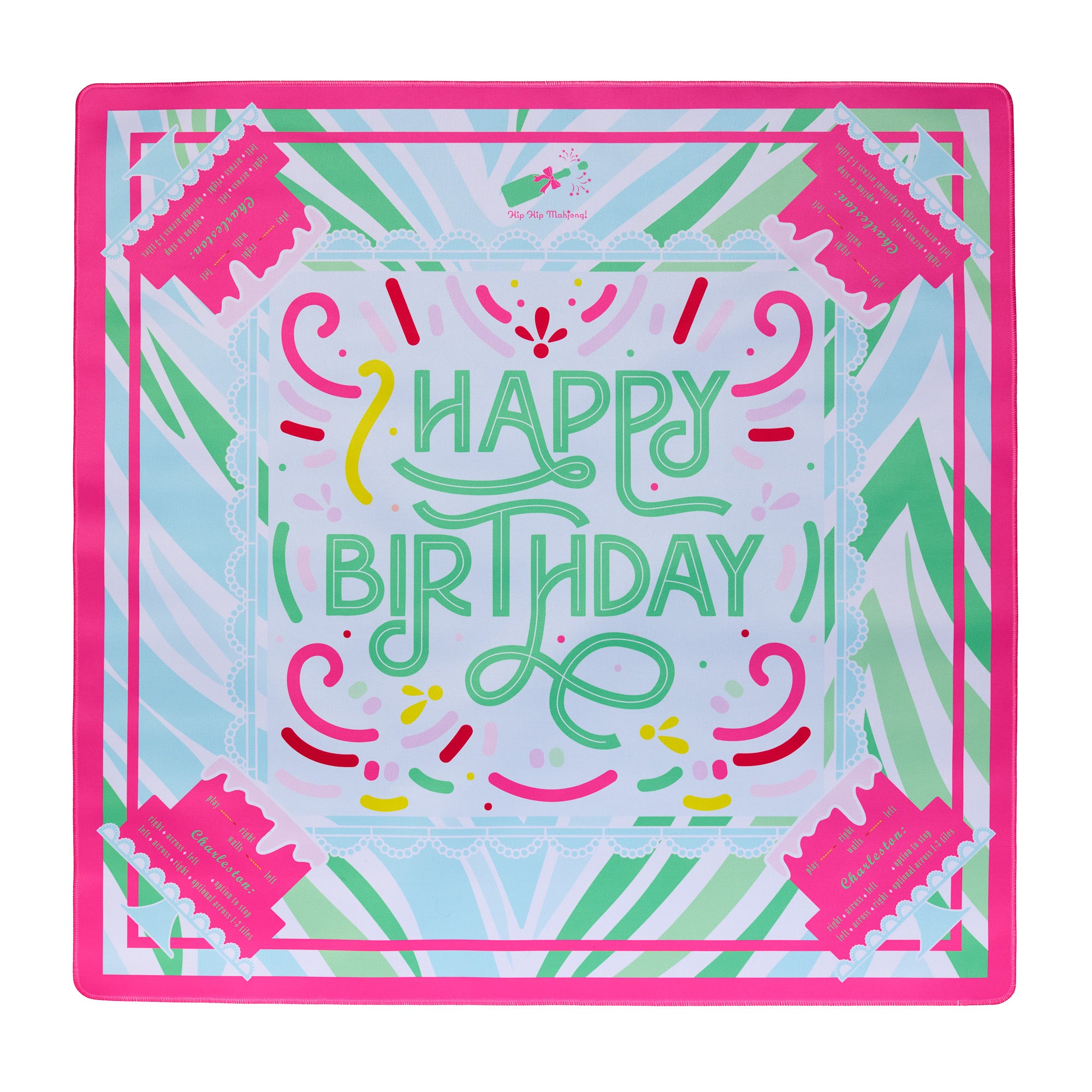 Birthday Mahjong Mat