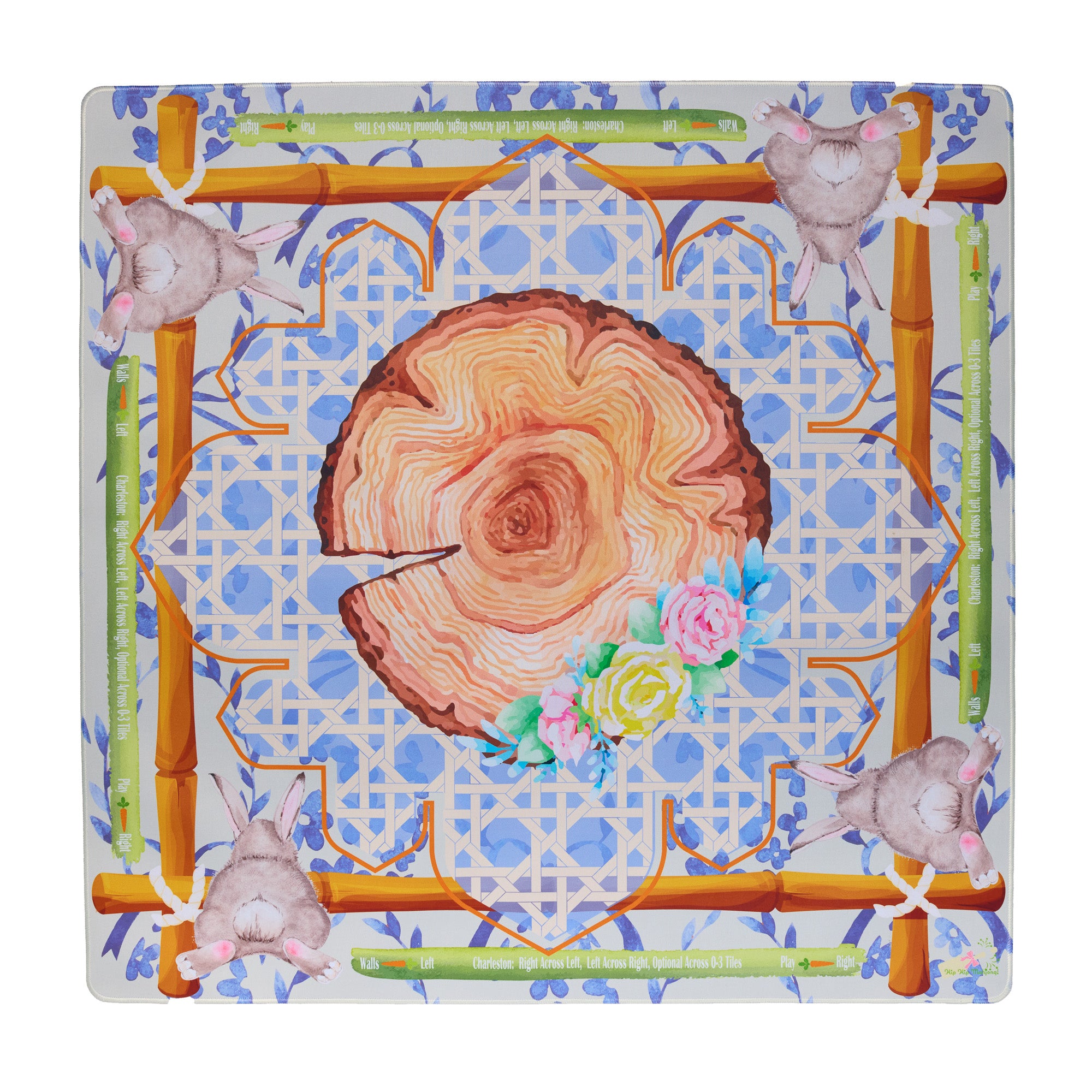 Hoppy EAST-Hare Mahjong Mat