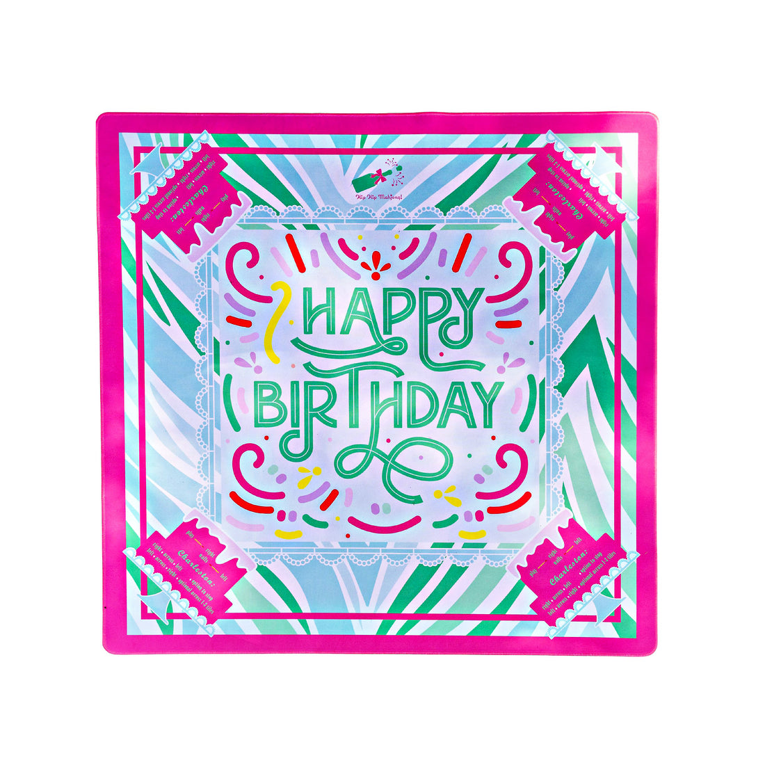 Birthday Mahjong Mat
