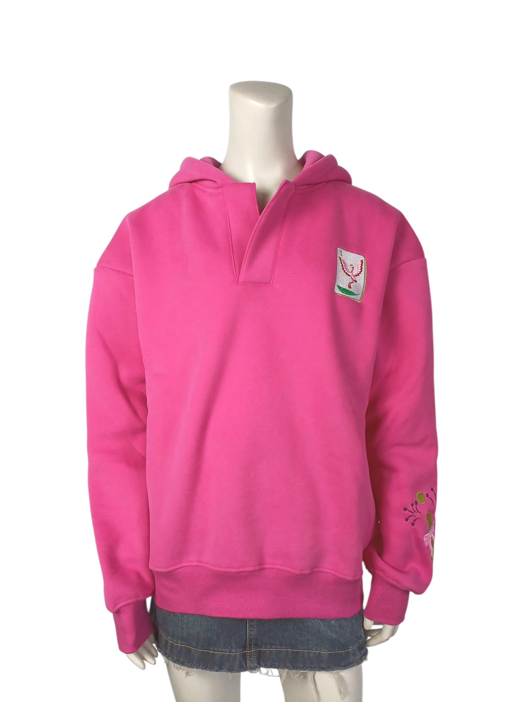 ルミニョンEmoticon Jewel bijou hoodie【ピンク】 Loiter Silicone Rhinestone Zip Hoodie Pink | Culture Kings US