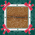 Hip Hip Mahjong uniquely designed  festive mahjong mat is a limited holiday edition featuring a fawn print with a winter green border and Rudolph red bows