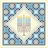 Hip Hip Mahjong Hanukkah Mahjong Mat